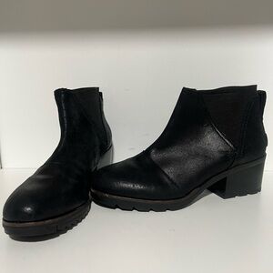 Sorel Black Ankle Boots for Women